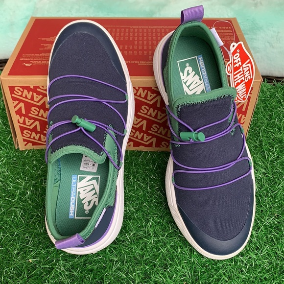 VANS ULTRARANGE AC NAVY/GREEN/PURPLE WMNS - Picture 7 of 12